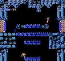 une photo d'Ã©cran de Metroid sur Nintendo Nes